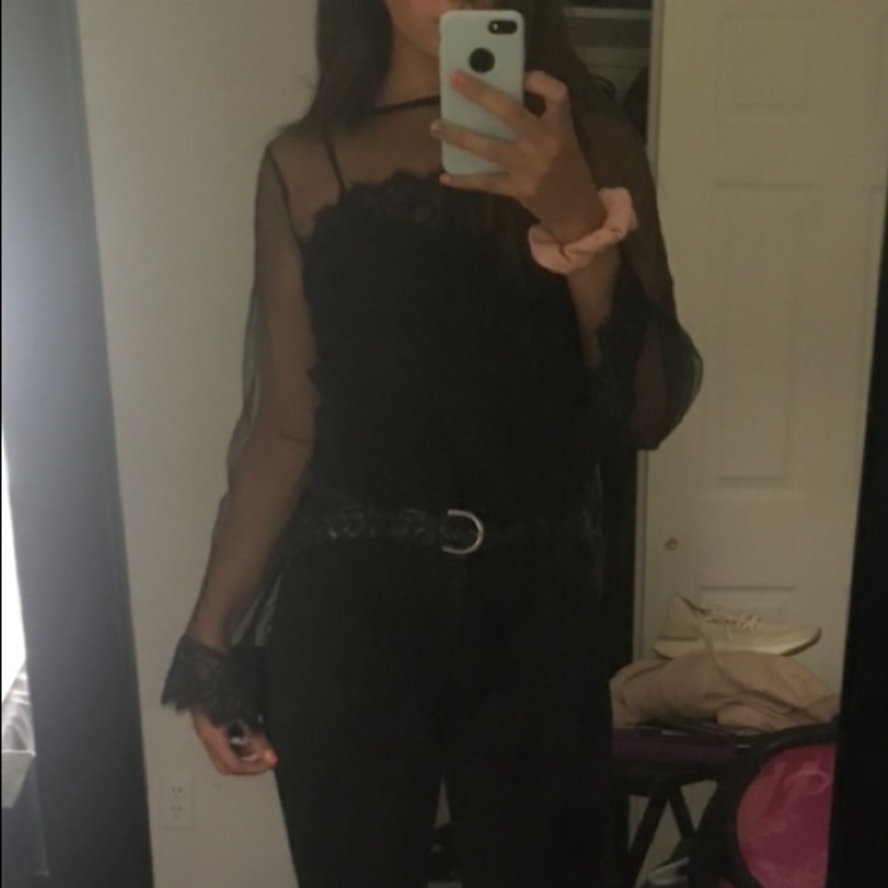 Mesh Lace Top